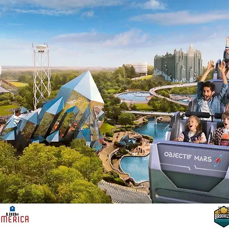 Little America - 3km Futuroscope Apart Otel Jaunay-Clan
