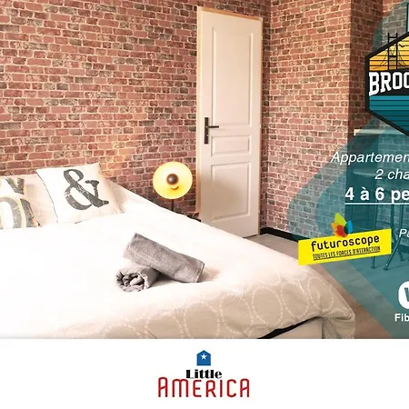 Little America - 3km Futuroscope Appart hôtel 3*