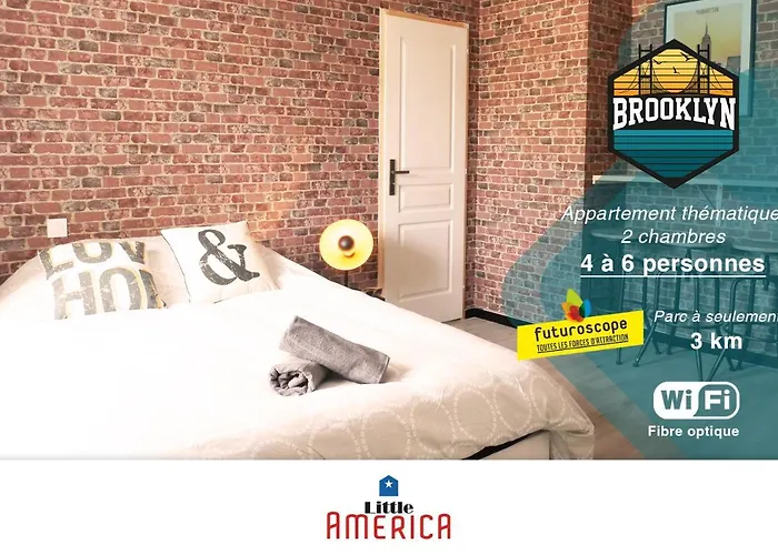 Little America - Appart 3km Futuroscope Aparthotel 3*