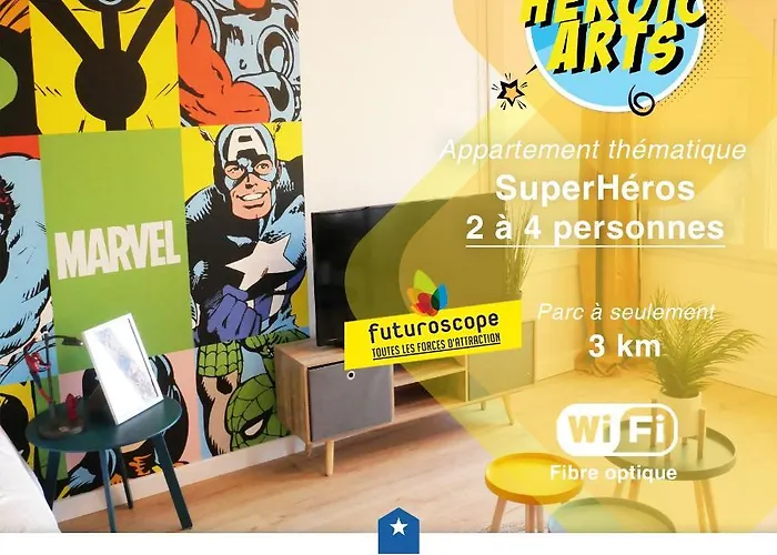 Little America - Appart 3km Futuroscope Aparthotel Jaunay-Clan